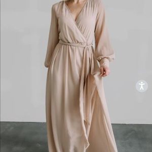 Lydia Natural Maxi Dress